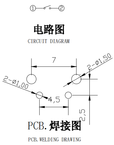 THBM03-A035NB-R-A 焊盘图