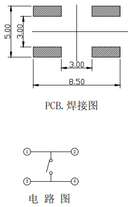 THBM03-A035NB-R-A 焊盘图