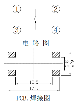 THBM03-A035NB-R-A 焊盘图