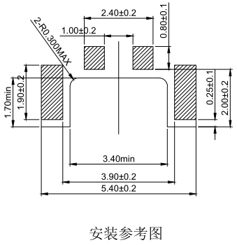 THBM03-A035NB-R-A 焊盘图