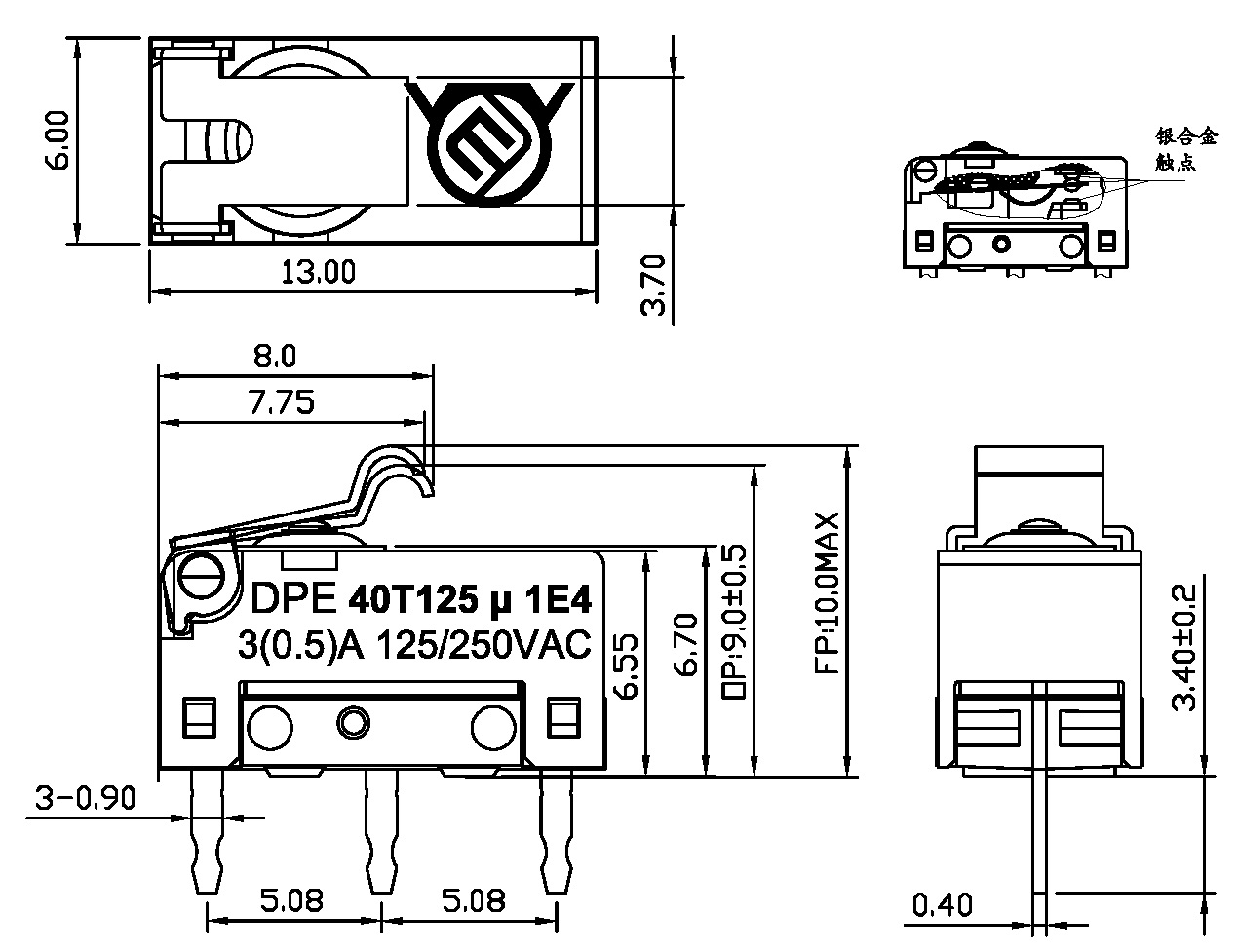 DPE-X-07P尺寸图