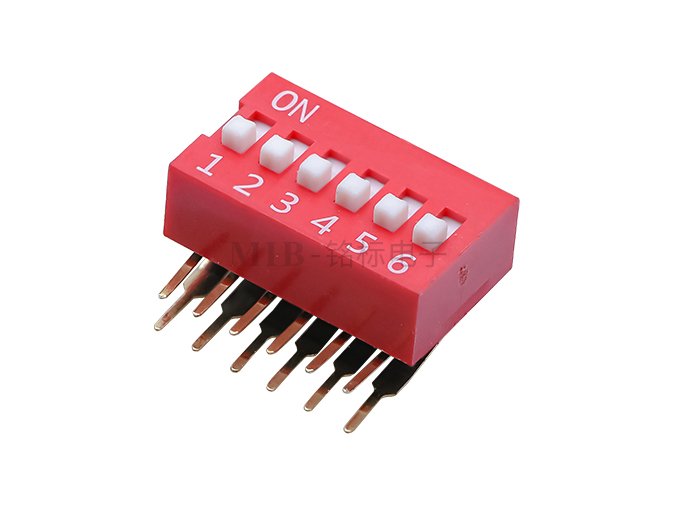 DVJ01-DA-06弯角式DIP开关