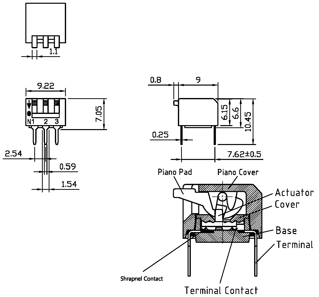 DHT20-DSPV-03-X尺寸图